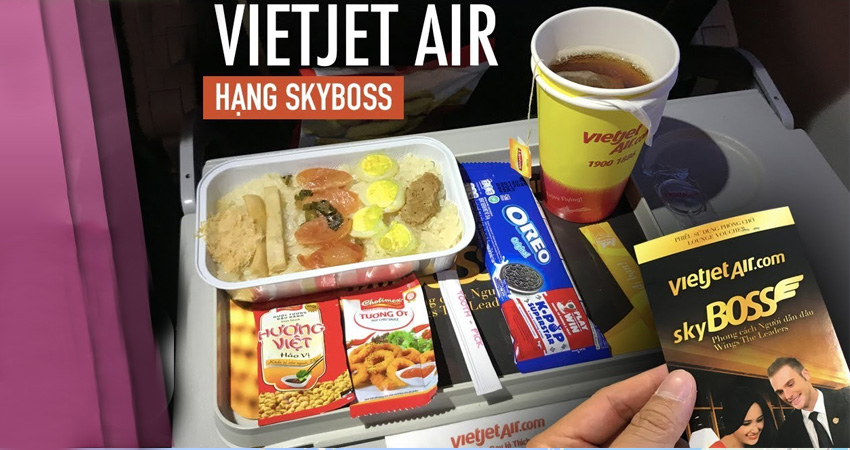 [Tổng hợp] Đồ ăn trên máy bay Vietjet Air có gì đặc biệt?